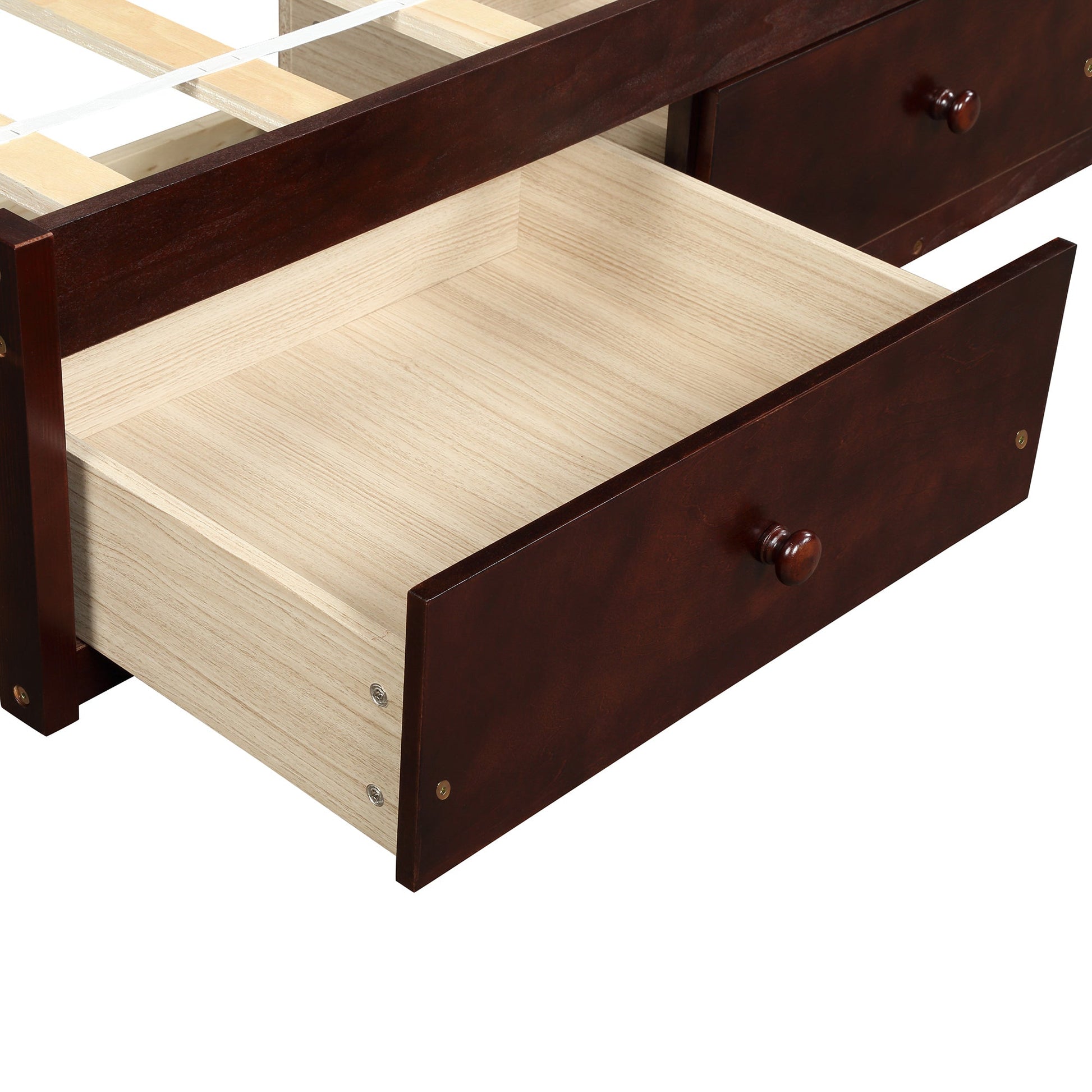 Orisfur. Twin Size Platform Storage Bed with 3 Drawers (WF193634AAD) - Direct Wicker