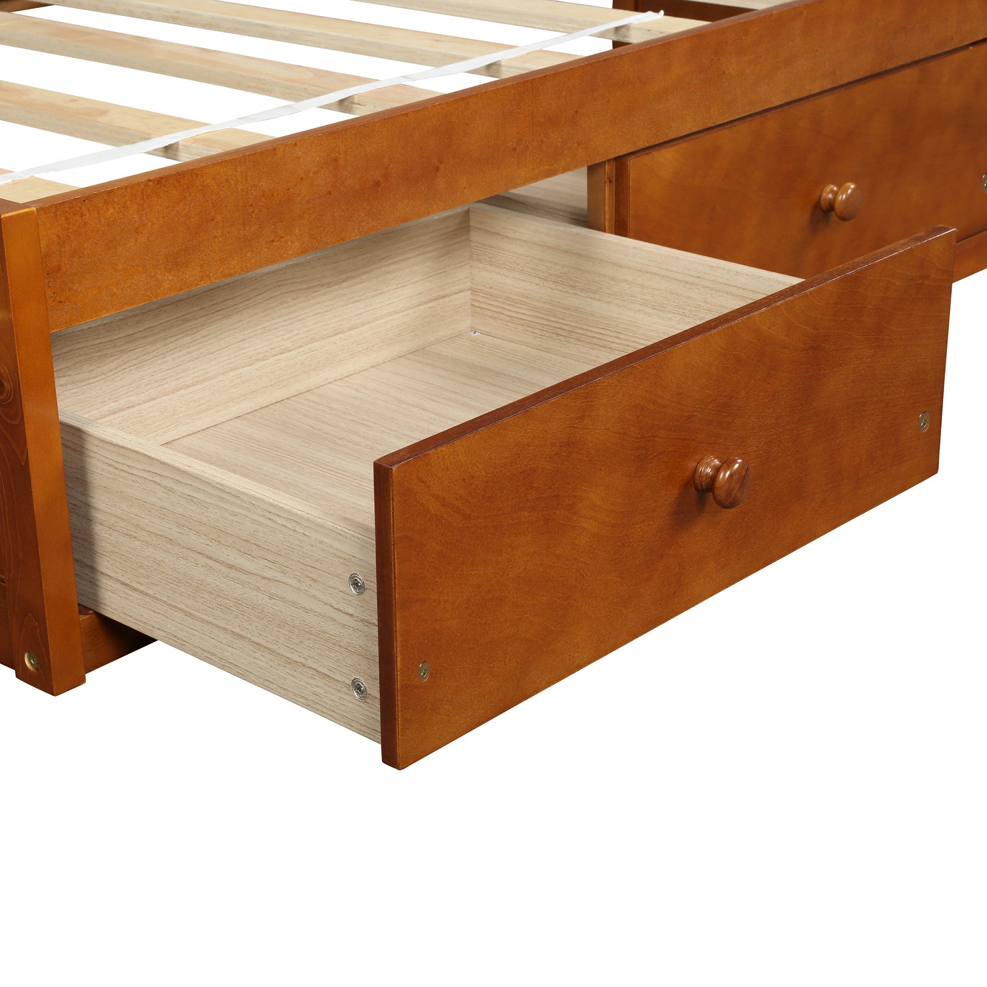 Orisfur. Twin Size Platform Storage Bed with 3 Drawers (WF193634AAL) - Direct Wicker