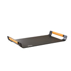 Outdoor Aluminium Serving Tray with Teak Handles - Direct Wicker