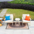 Outdoor Bistro Set – Compact Garden Table and Chairs for Patio, Balcony or Small Space - Direct Wicker