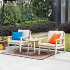 Outdoor Bistro Set – Compact Garden Table and Chairs for Patio, Balcony or Small Space - Direct Wicker