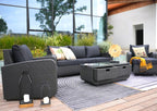 Outdoor Conversation 5 - Seater Sofa Set (PAS - 1515) - Direct Wicker