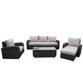 Outdoor Conversation 5 - Seater Sofa Set (PAS - 1515) - Direct Wicker