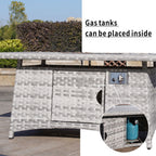 Outdoor Fire Pit Sofa Set 5 - Piece (PAF - 2001) - Direct Wicker