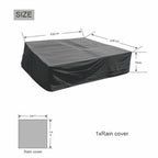 Outdoor Waterproof Furniture Cover with Elastic Drawstring & Sealed Seams（RC - 1402） - Direct Wicker