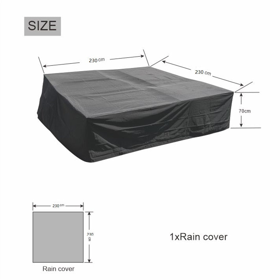 Outdoor Waterproof Furniture Cover with Elastic Drawstring & Sealed Seams（RC - 1402） - Direct Wicker