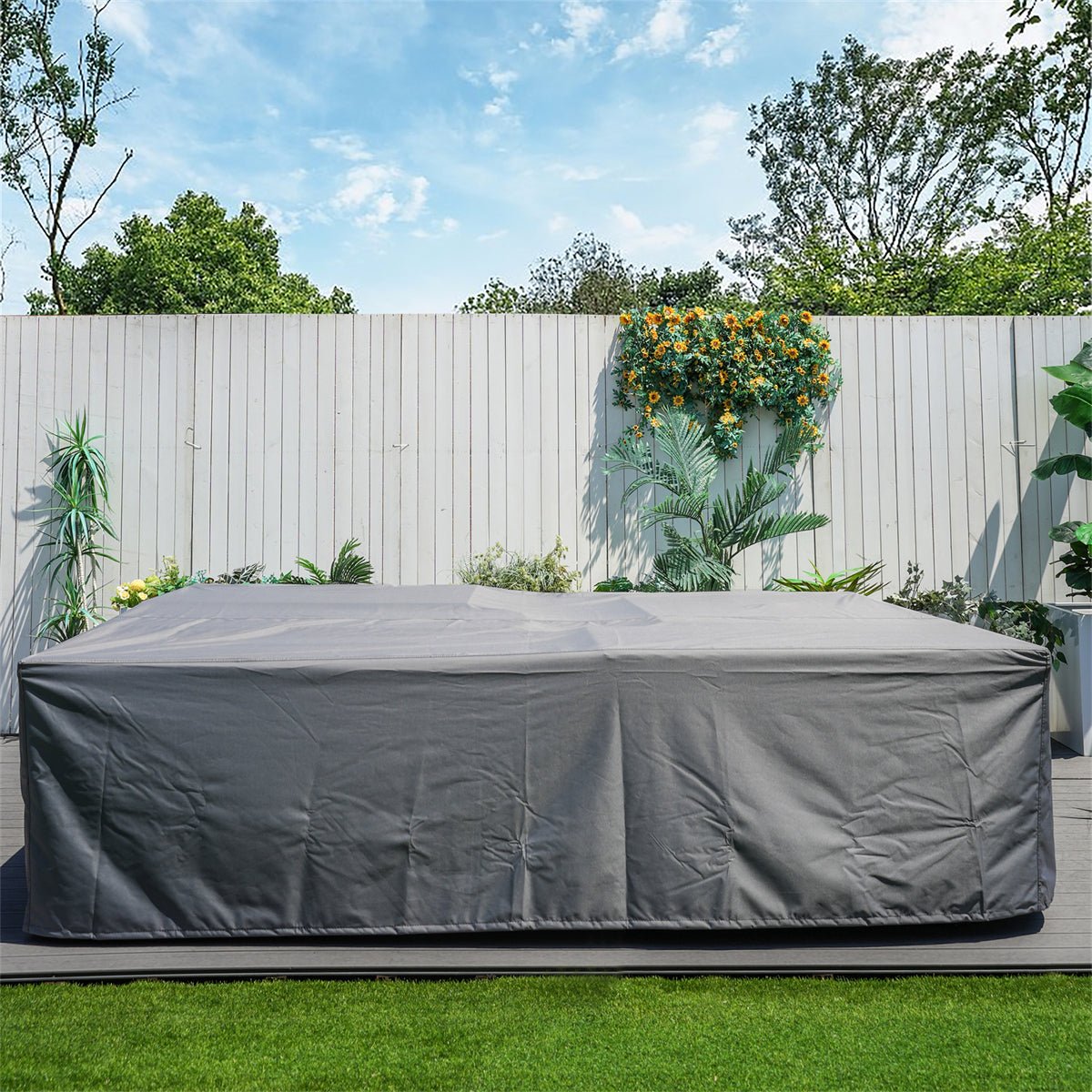 Outdoor Waterproof Furniture Cover with Elastic Drawstring & Sealed Seams（RC - 1402） - Direct Wicker
