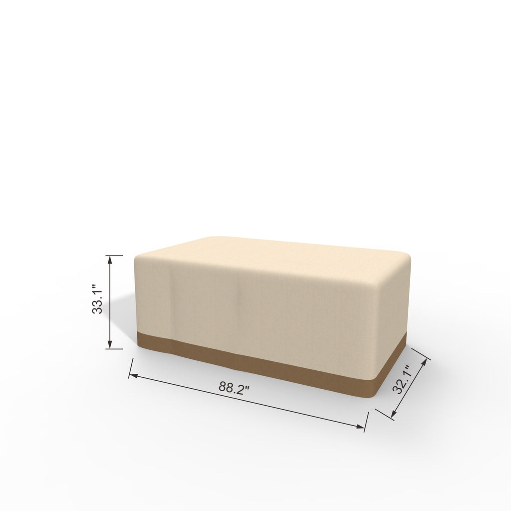 Outdoor Waterproof Sofa Cover - Heavy - Duty Polyester with PVC Coating (RC - 02) - Direct Wicker