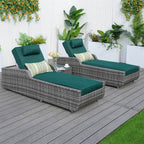 Outdoor Wicker Chaise Lounge (PAL - 1127B) - Direct Wicker