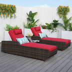 Outdoor Wicker Chaise Lounge (PAL - 1127B) - Direct Wicker