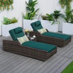 Outdoor Wicker Chaise Lounge (PAL - 1127B) - Direct Wicker