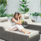 Outdoor Wicker Chaise Lounge (PAL - 1127B) - Direct Wicker