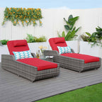 Outdoor Wicker Chaise Lounge (PAL - 1127B) - Direct Wicker