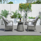 Parma 2 - Seater Bistro Set With Round Coffee Table (PAD - 1708) - Direct Wicker
