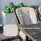 Parma 6 - Seater Outdoor Dining Set - Rectangular Dining Table (PAD - 1712) - Direct Wicker
