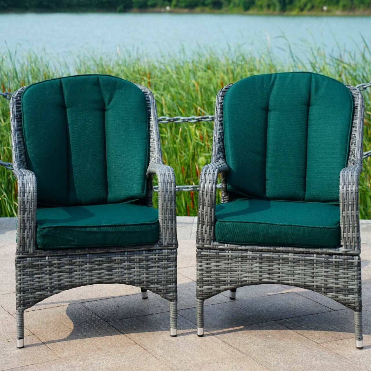 Parma Collection Replacement Cushion Covers (PAC - 009 - Cushion Covers) - Direct Wicker