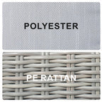 Parma Outdoor Rattan Armchairs – Set of 2 (PAC - 009) - Direct Wicker