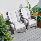 Parma Outdoor Rattan Armchairs – Set of 2 (PAC - 009) - Direct Wicker
