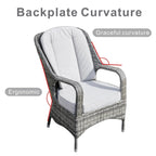 Parma Outdoor Rattan Armchairs – Set of 2 (PAC - 009) - Direct Wicker