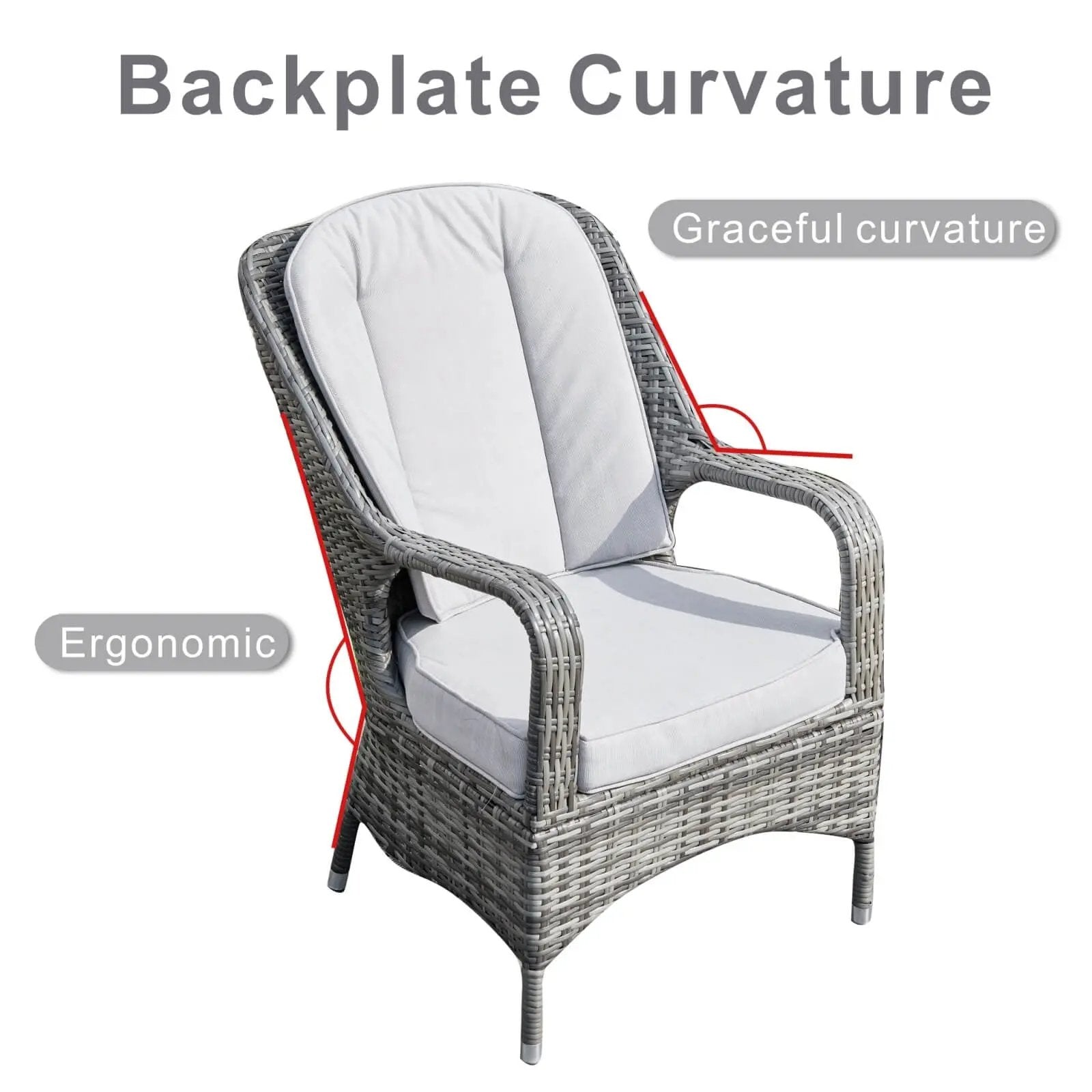 Parma Outdoor Rattan Armchairs – Set of 2 (PAC - 009) - Direct Wicker