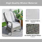 Parma Outdoor Rattan Armchairs – Set of 2 (PAC - 009) - Direct Wicker
