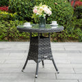 Premium Aluminum Frame Round Outdoor Dining/Coffee Table (PAD-1707) - Direct Wicker