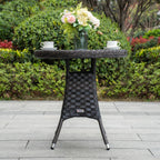 Premium Aluminum Frame Round Outdoor Dining/Coffee Table (PAD-1707) - Direct Wicker
