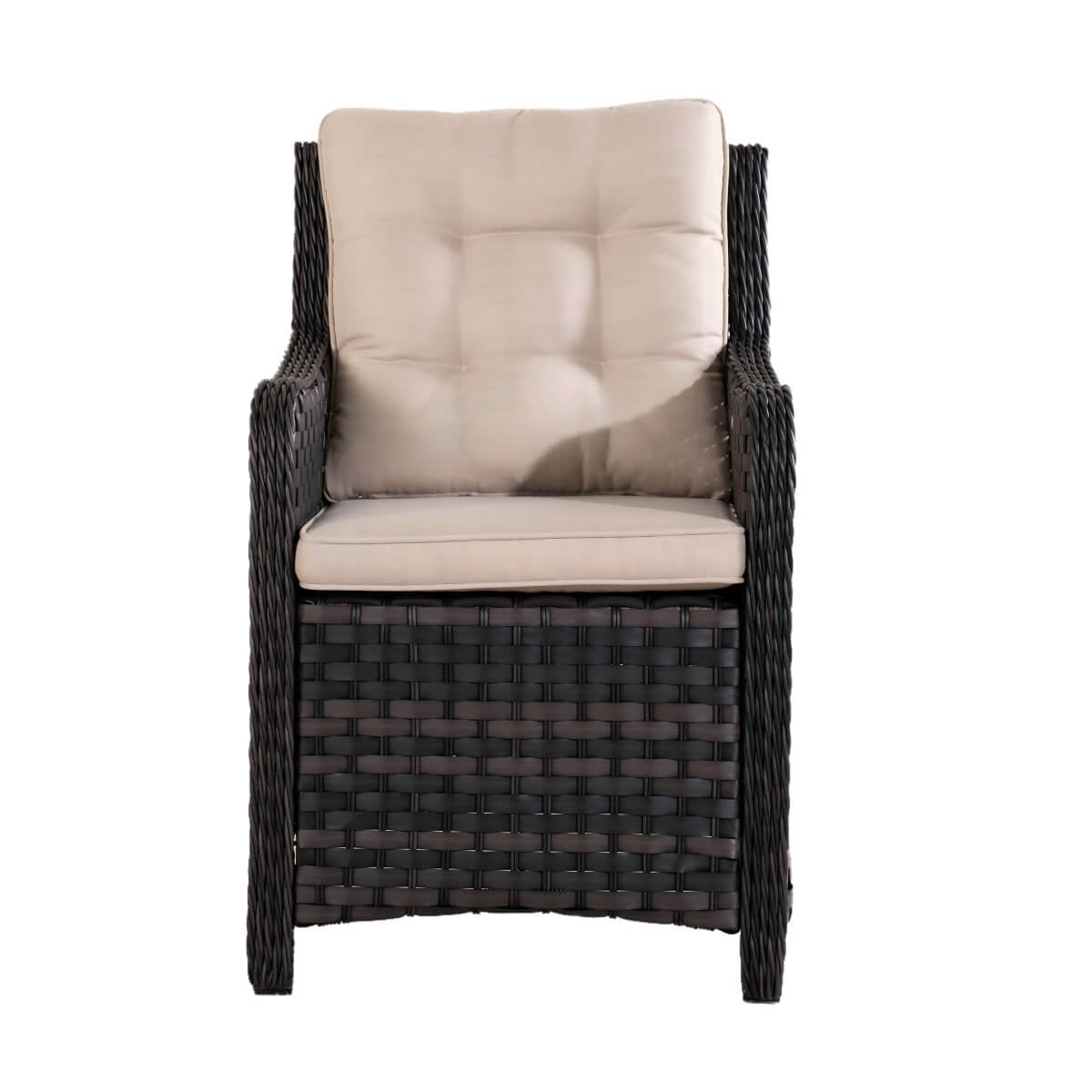 Premium Aluminum Frame Wicker Dining Chair with Cushions (PAC-013) - Direct Wicker