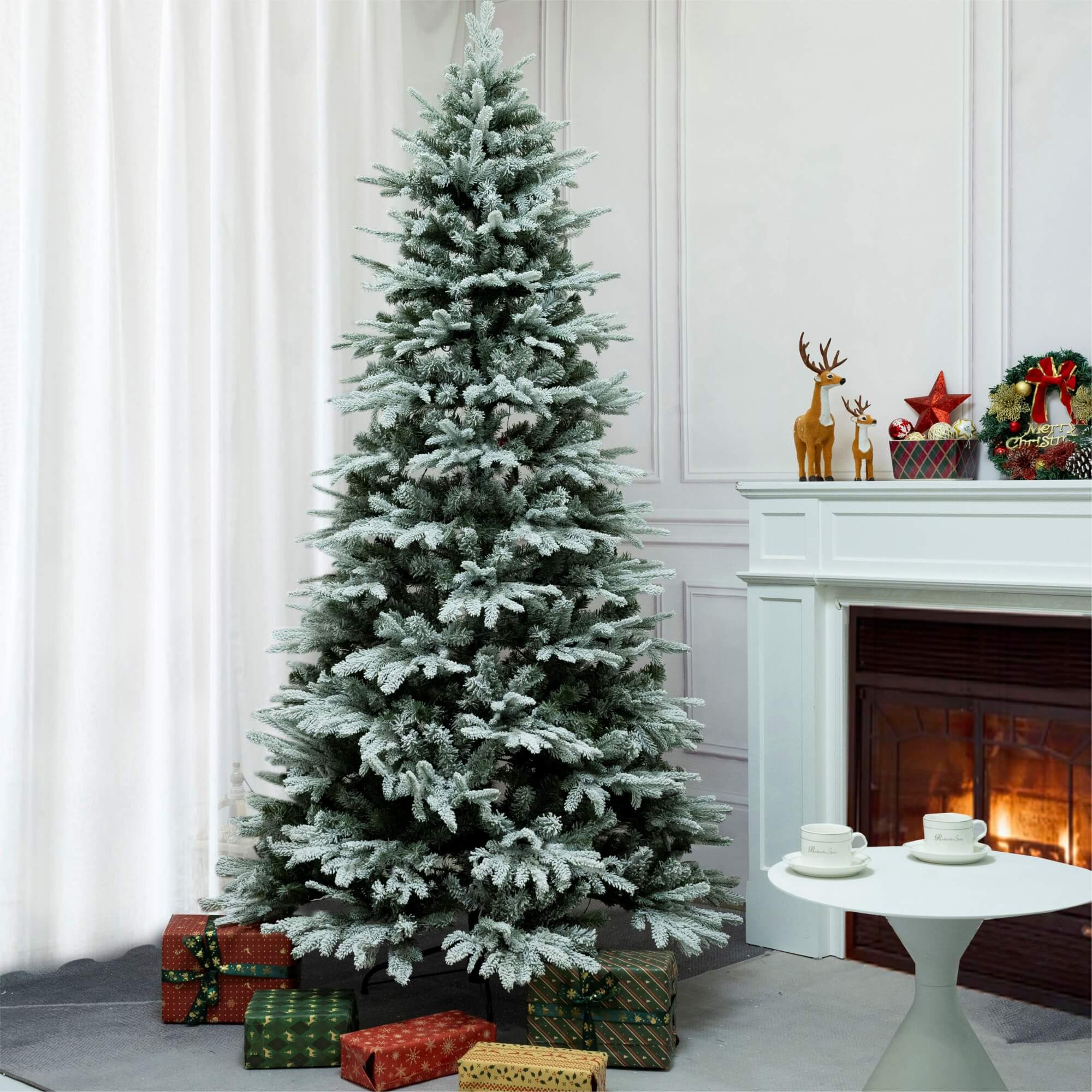 Premium Artificial Christmas Tree – Elegant Holiday Centerpiece in 6FT & 7FT（PJT - 2507） - Direct Wicker