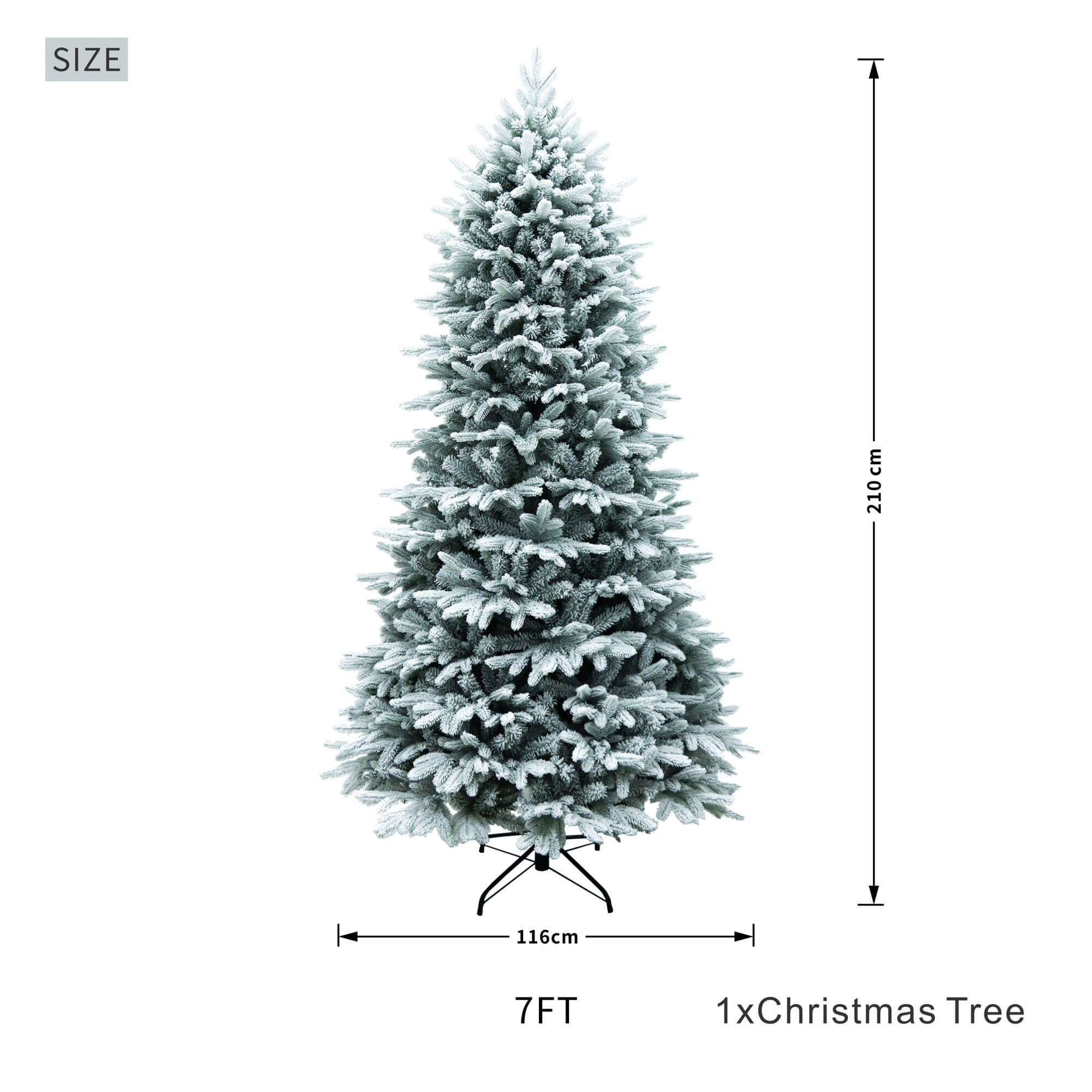 Premium Artificial Christmas Tree – Elegant Holiday Centerpiece in 6FT & 7FT（PJT - 2507） - Direct Wicker