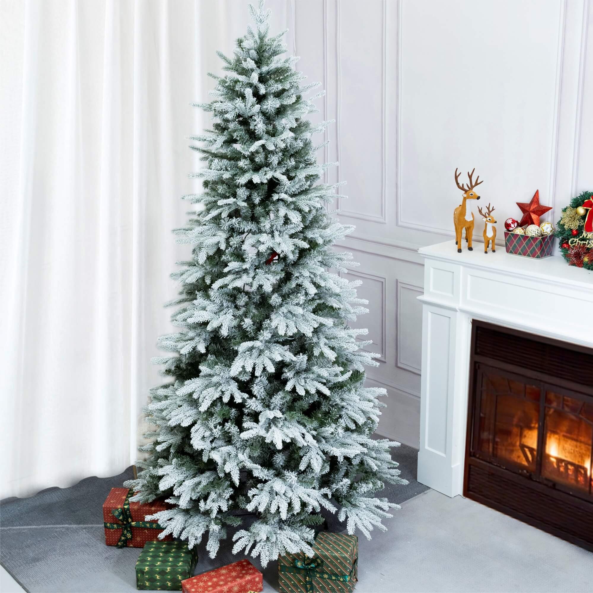 Premium Artificial Christmas Tree – Elegant Holiday Centerpiece in 6FT & 7FT（PJT - 2507） - Direct Wicker