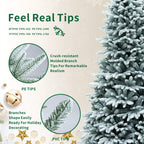 Premium Artificial Christmas Tree – Elegant Holiday Centerpiece in 6FT & 7FT（PJT - 2507） - Direct Wicker