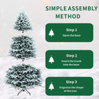 Premium Artificial Christmas Tree – Elegant Holiday Centerpiece in 6FT & 7FT（PJT - 2507） - Direct Wicker