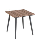 Premium Brown Steel Outdoor Coffee Table (PAD-2654/5/6/7-BR) - Direct Wicker