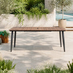 Premium Brown Steel Outdoor Coffee Table (PAD-2654/5/6/7-BR) - Direct Wicker