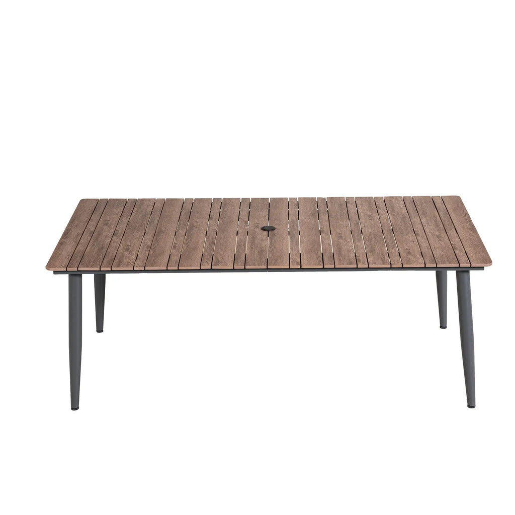 Premium Brown Steel Outdoor Coffee Table (PAD-2654/5/6/7-BR) - Direct Wicker