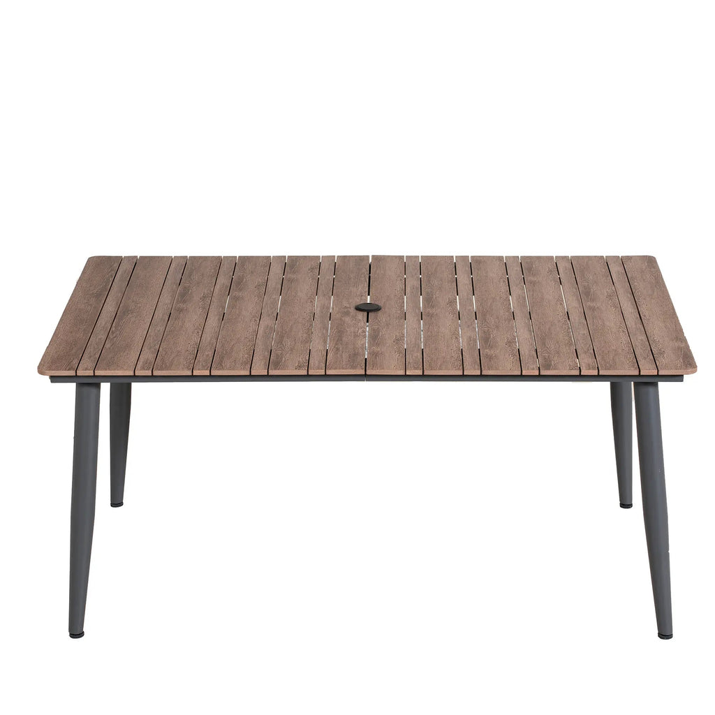 Premium Brown Steel Outdoor Coffee Table (PAD-2654/5/6/7-BR) - Direct Wicker