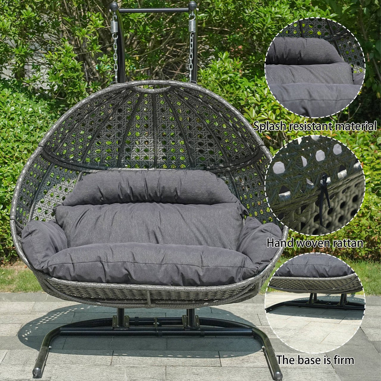 Premium Comfortable Double Swing Chair (PAL - 2022) - Direct Wicker