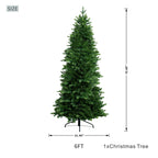 Premium Luxury Artificial Christmas Tree – 6FT / 7FT Classic Emerald Foliage（PJT - 2505） - Direct Wicker