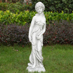 Premium Magnesium Oxide Sculpture – Elegant Venus Figurine (GS - 24941A - WH) - Direct Wicker