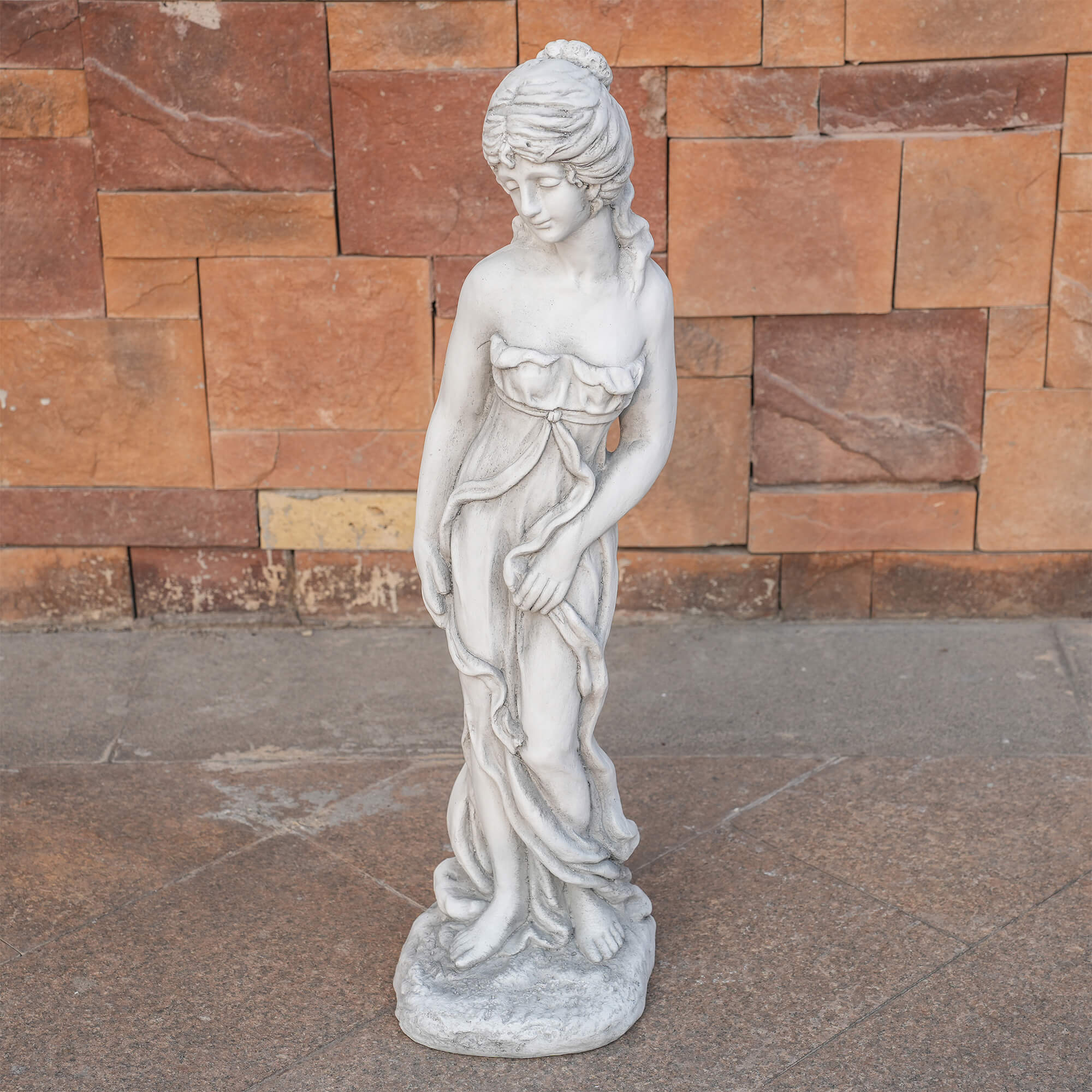 Premium Magnesium Oxide Sculpture – Elegant Venus Figurine (GS - 24941A - WH) - Direct Wicker