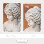 Premium Magnesium Oxide Sculpture – Elegant Venus Figurine (GS - 24941A - WH) - Direct Wicker