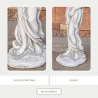 Premium Magnesium Oxide Sculpture – Elegant Venus Figurine (GS - 24941A - WH) - Direct Wicker