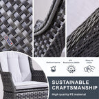 Ravenna 4 - Seater Outdoor Dining Set – Round Dining Table (PAD - 1709+010) - Direct Wicker