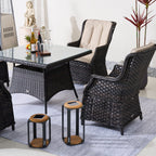 Ravenna 4 - Seater Outdoor Dining Set – Squire Dining Table (PAD - 1710+010) - Direct Wicker