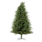 Realistic PE & PVC Artificial Christmas Tree - Full Mixed-Foliage Xmas Tree for a Lush Festive Look, 7ft/8ft/9ft - Direct Wicker