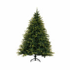 Realistic PE/PVC Unlit Artificial Christmas Tree with Natural Mixed Foliage, Full Branch Design & Metal Stand – 6 FT, 7 FT & 8 FT (PAT-014) - Direct Wicker
