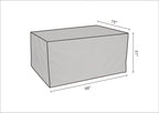 Rectangle Rain Cover in Black (RC - 1403B) - Direct Wicker
