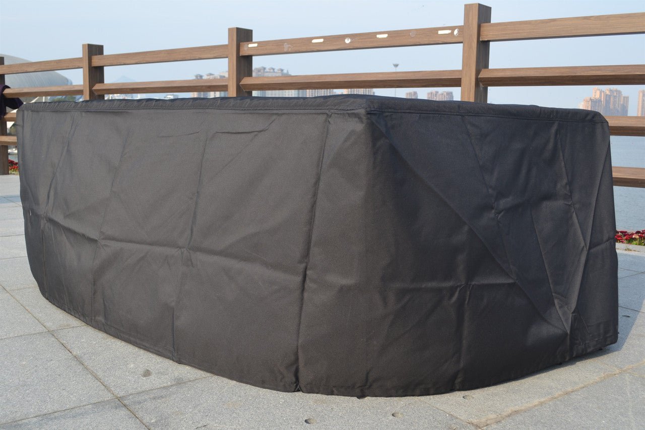 Rectangle Rain Cover in Black (RC - 1403B) - Direct Wicker