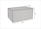 Rectangular Rain Cover for Patio Furniture （RC - 1227B） - Direct Wicker